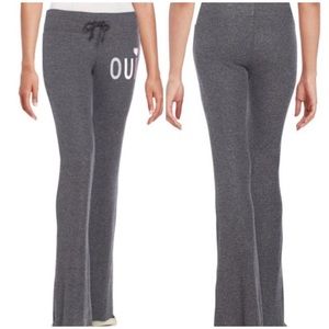 Wildfox Oui Jogger Dark Gray Size Large Brand New Without Tags